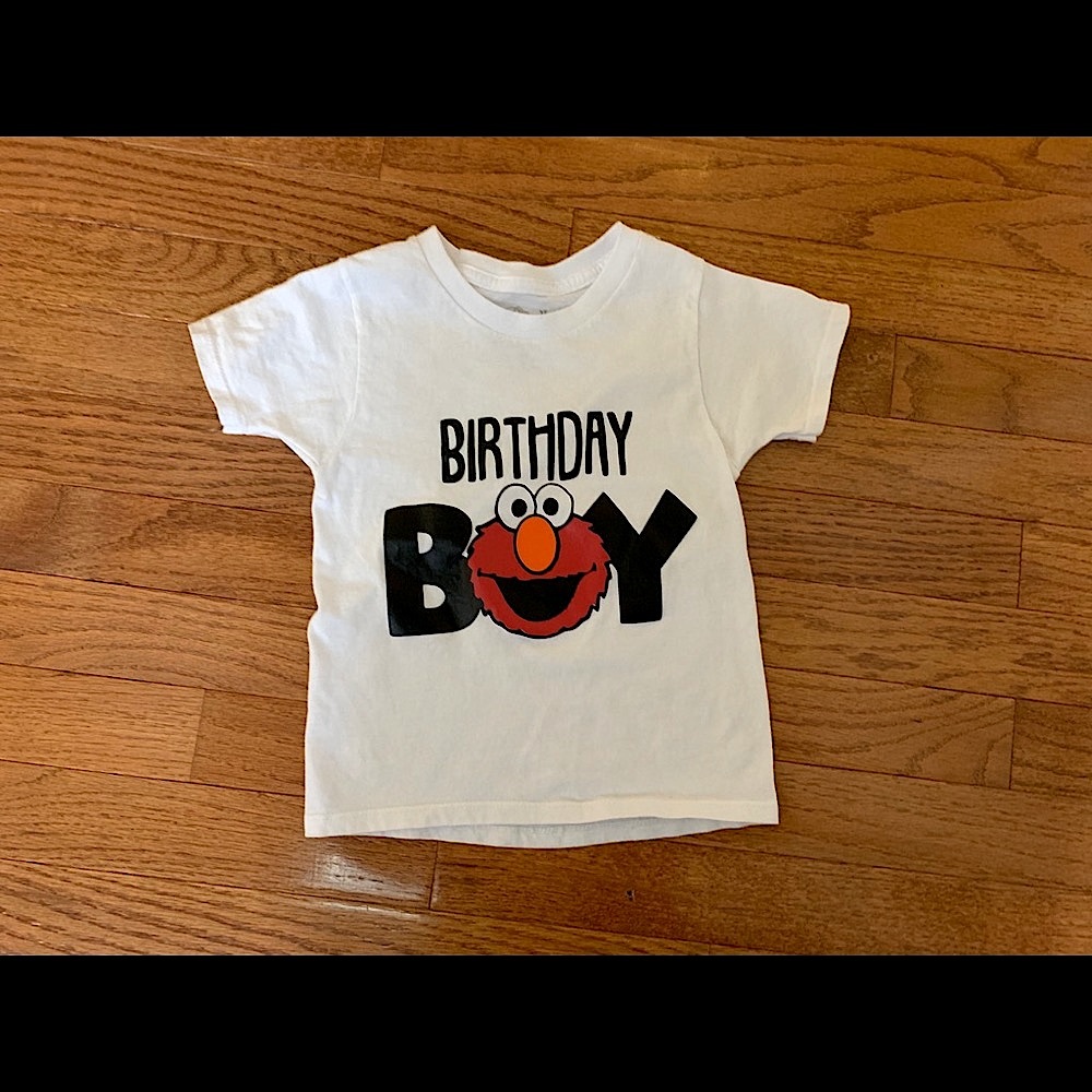 Elmo Birthday Boy Tee Shirt